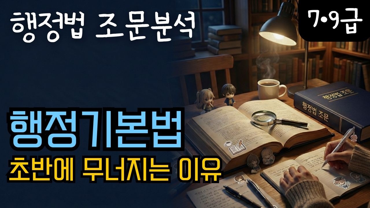 [행정법 조문특강] 1. 행정기본법
