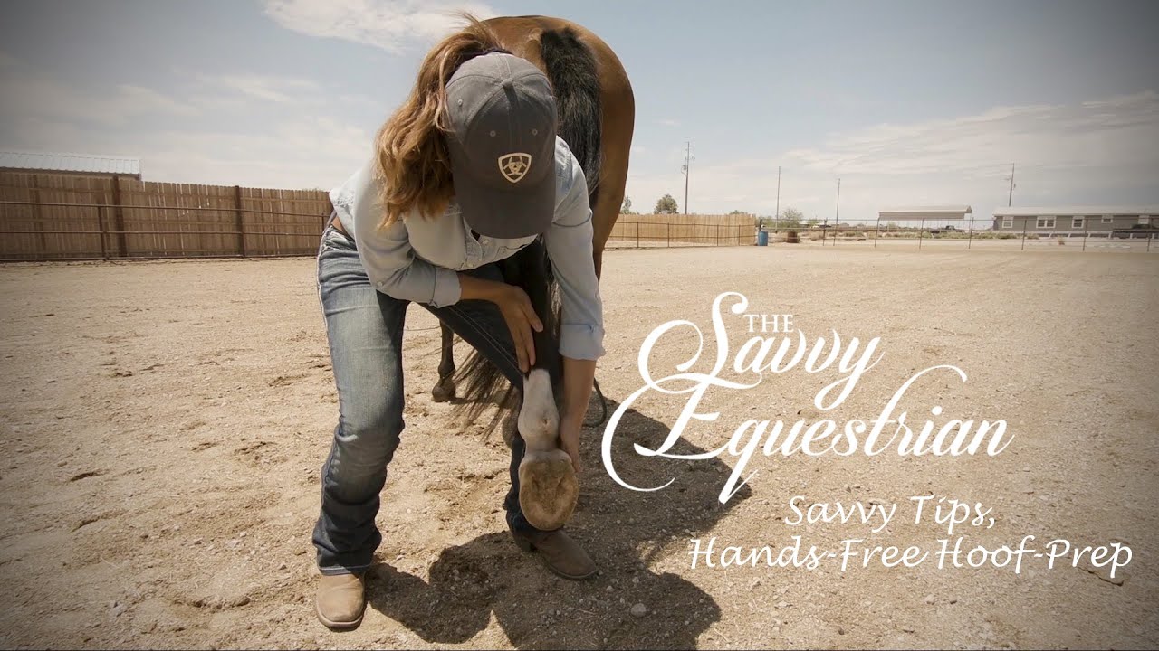 Savvy Tips, Hands-Free Hoof-Prep