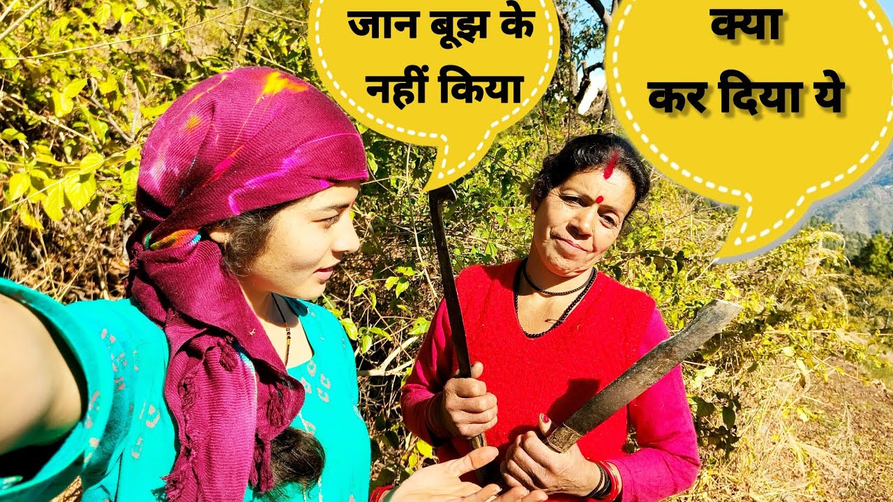 एक भी काम सही से नहीं कर पाती||Pahadi Lifestyle Vlog || Rachu Vlogs ||