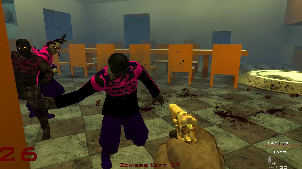 Taco Bell First Room Round 36 (WaW Custom Map)