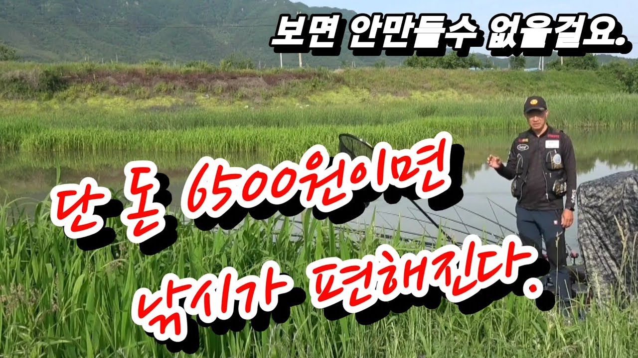 붕어낚시 . 가격은 몇천원 값어치는 100만원 / 간단하게 만들어 가성비 와 실용성은 갑오프갑(Korean big fishing)