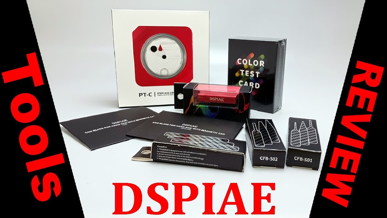 REVIEW【DSPIAE】円形カッター、のこ刃、 やすり治具、カラーサンプル帳ほか
