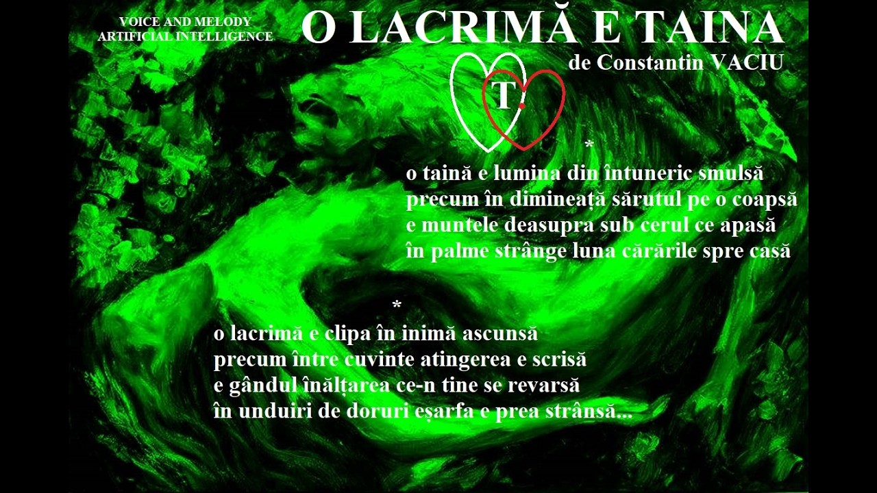 O LACRIMĂ E TAINA  -  de Constantin VACIU