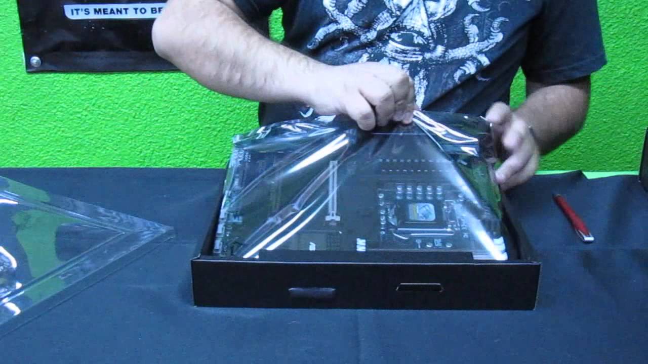 Unboxing Sabertooth Z77 intel LGA 1155 32GB RAM Nvidia Espa&ntilde;ol