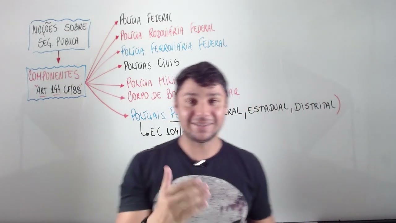 AULA 02 - NOÇÕES DE SEGURANÇA PÚBLICA (COMPONENTES) | DIEGO CORREIA