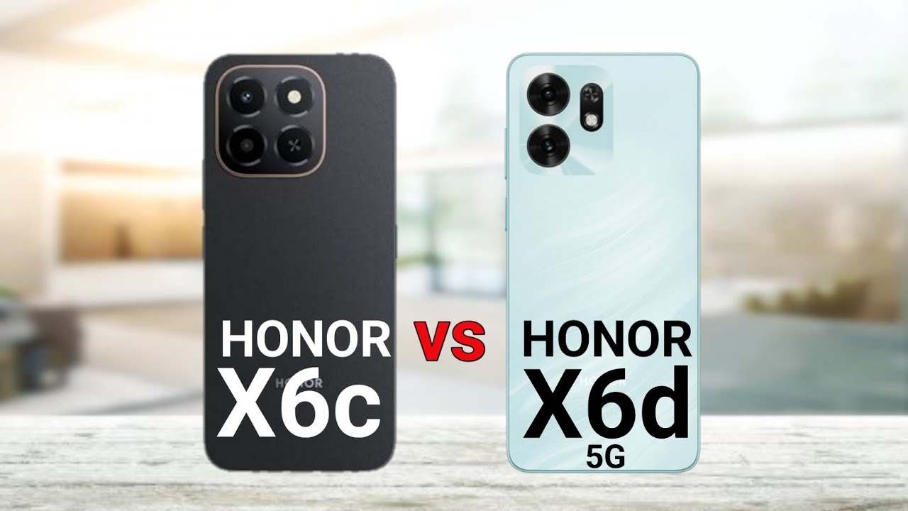 Honor X6c vs Honor X6d 5G