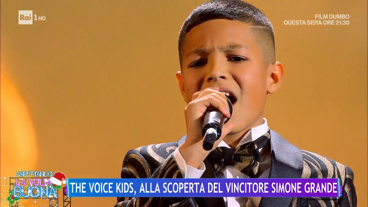 Simone Grande, campione a 11 anni - La volta buona 27/12/2023