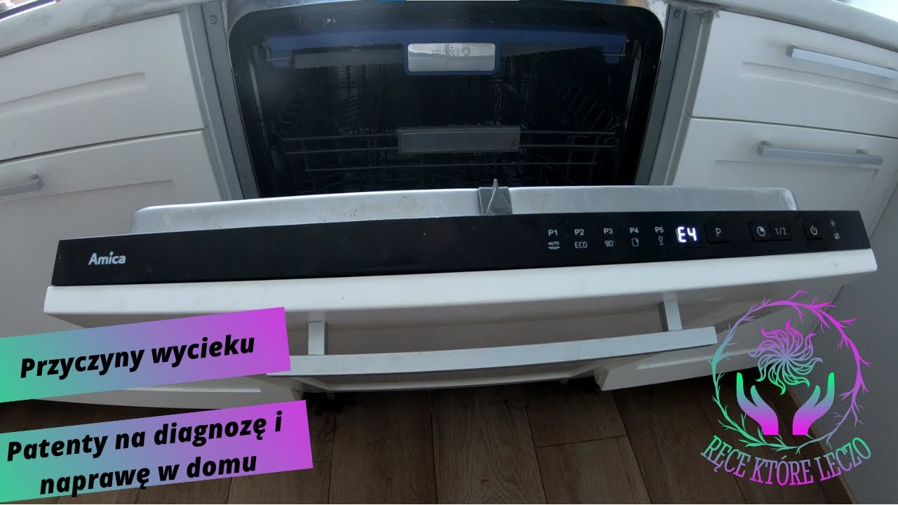 Jak usunąć błąd E4 w zmywarce Amica ZIM  🤔 Wymiana pompy myjącej w zmywarce Amica ZIM