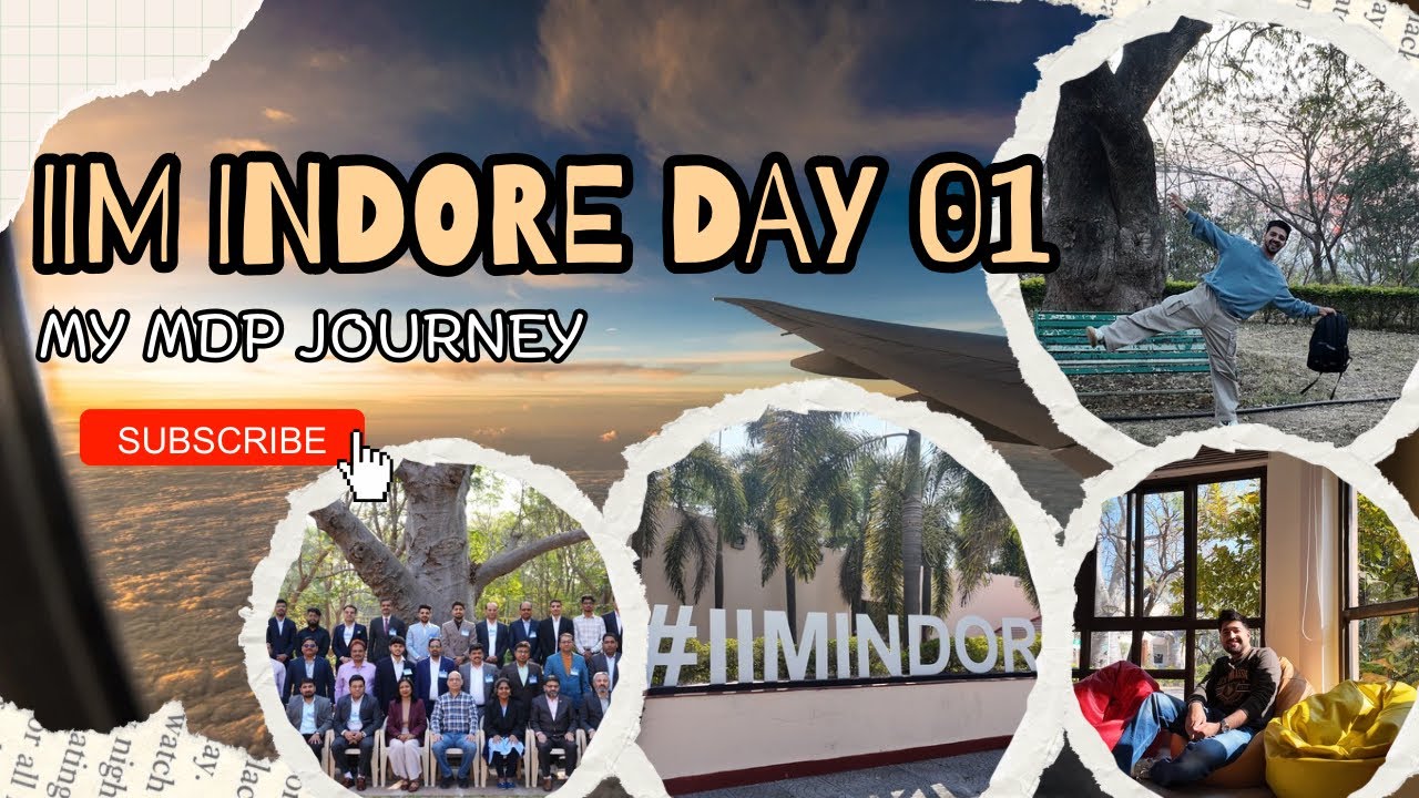 IIM Indore Day 1 Vlog | First Day Experience & Sarafa Bazaar😍
