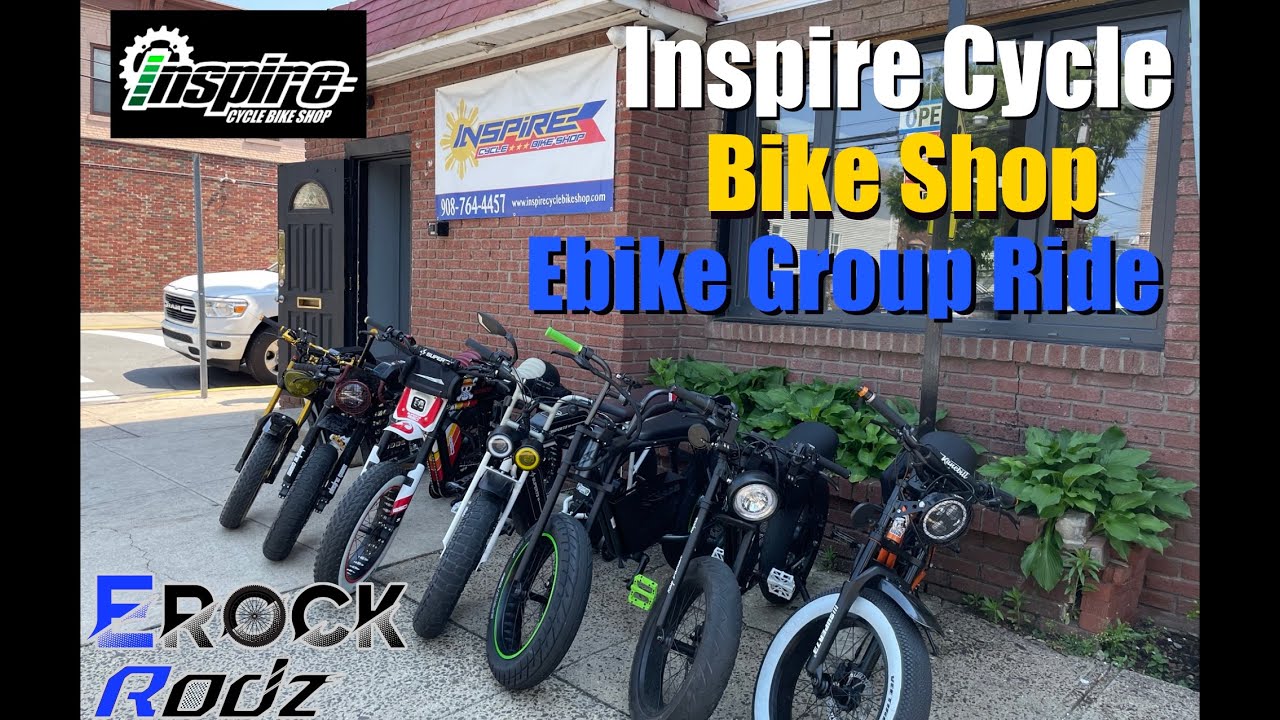 Inspire Cycle Bike Shop Super73 Group Ride ⎮ Multi Ebike Crew Electric Rideout ⎮ Ariel Rider X-Class