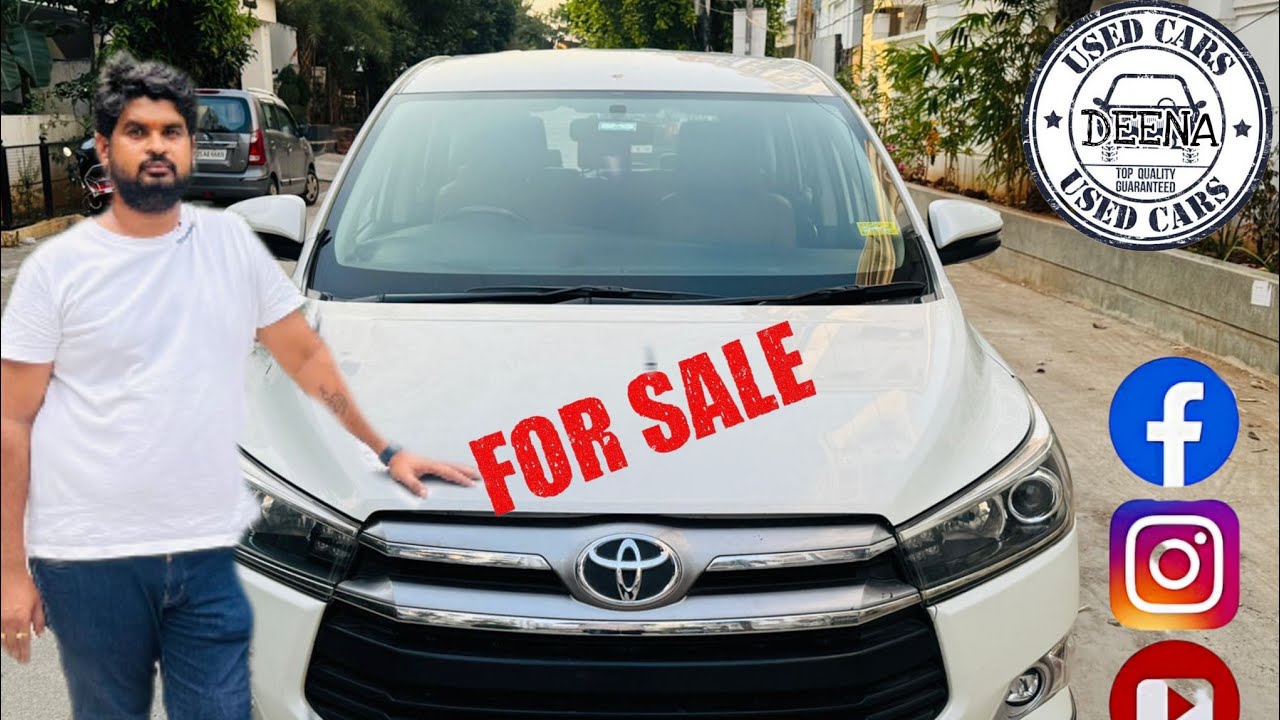 2018 Innova Crysta 2.4V For Sale || Preowned Car sales in Telangana || Used Car Sales in Hyderabad