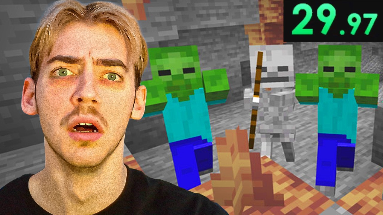 My FIRST TIME SPEEDRUNNING Minecraft!