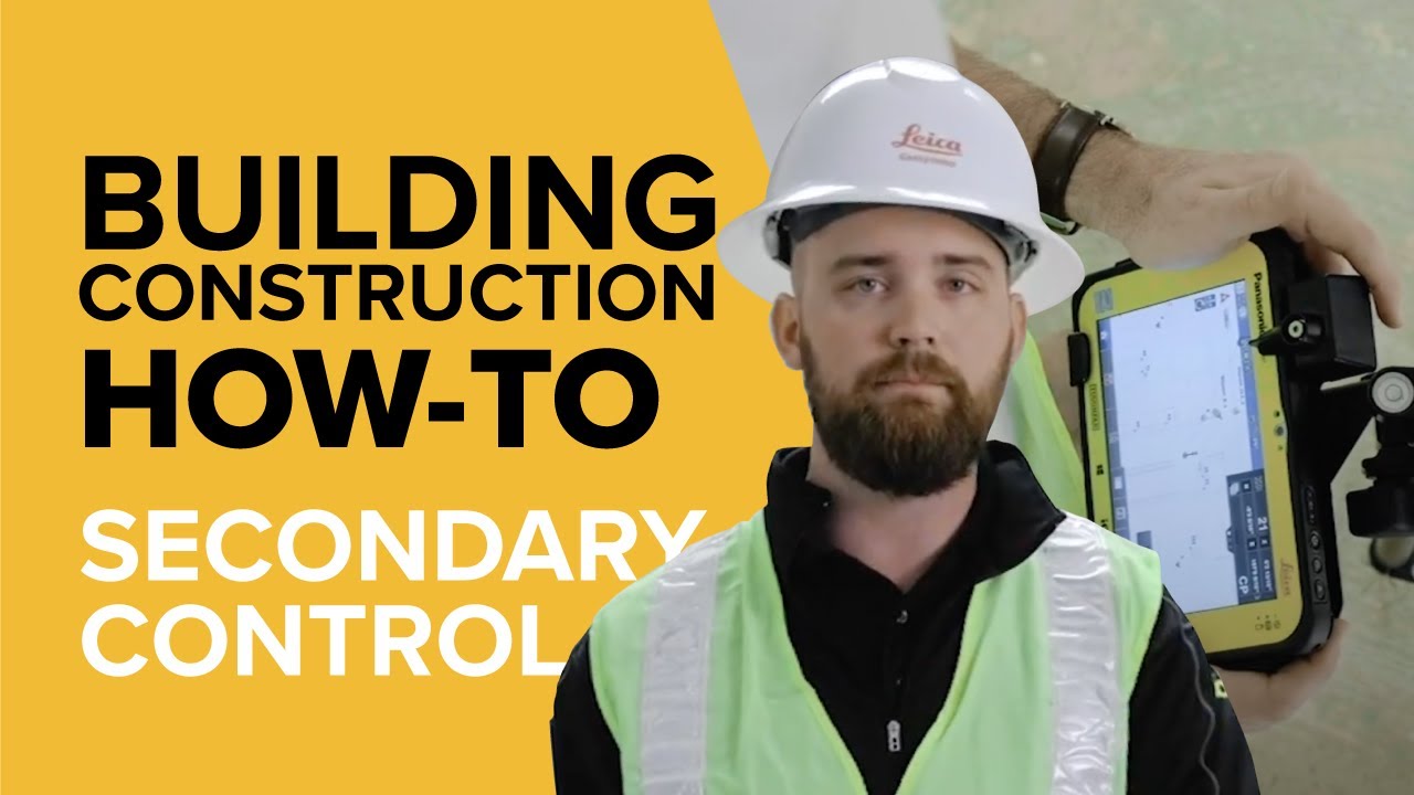 How To Setup Secondary Control Points With Your Robotic Total Station Leica iCON iCR70