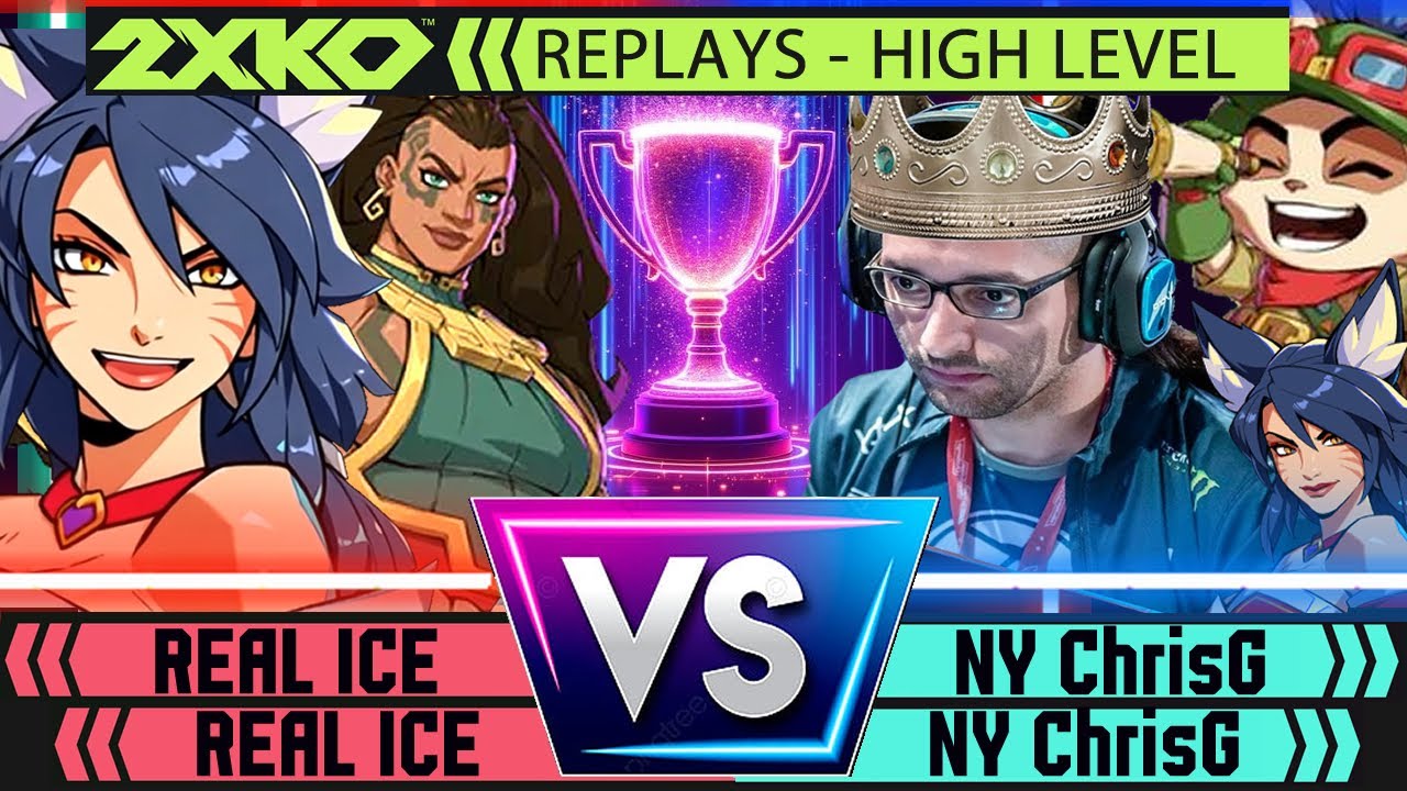 🔥2XKO Top 1ºTeemo, Ahri WORLD🌎(ChrisG vs REAL ICE ) Illaoi and Ahri ▰ League of Legends Fight