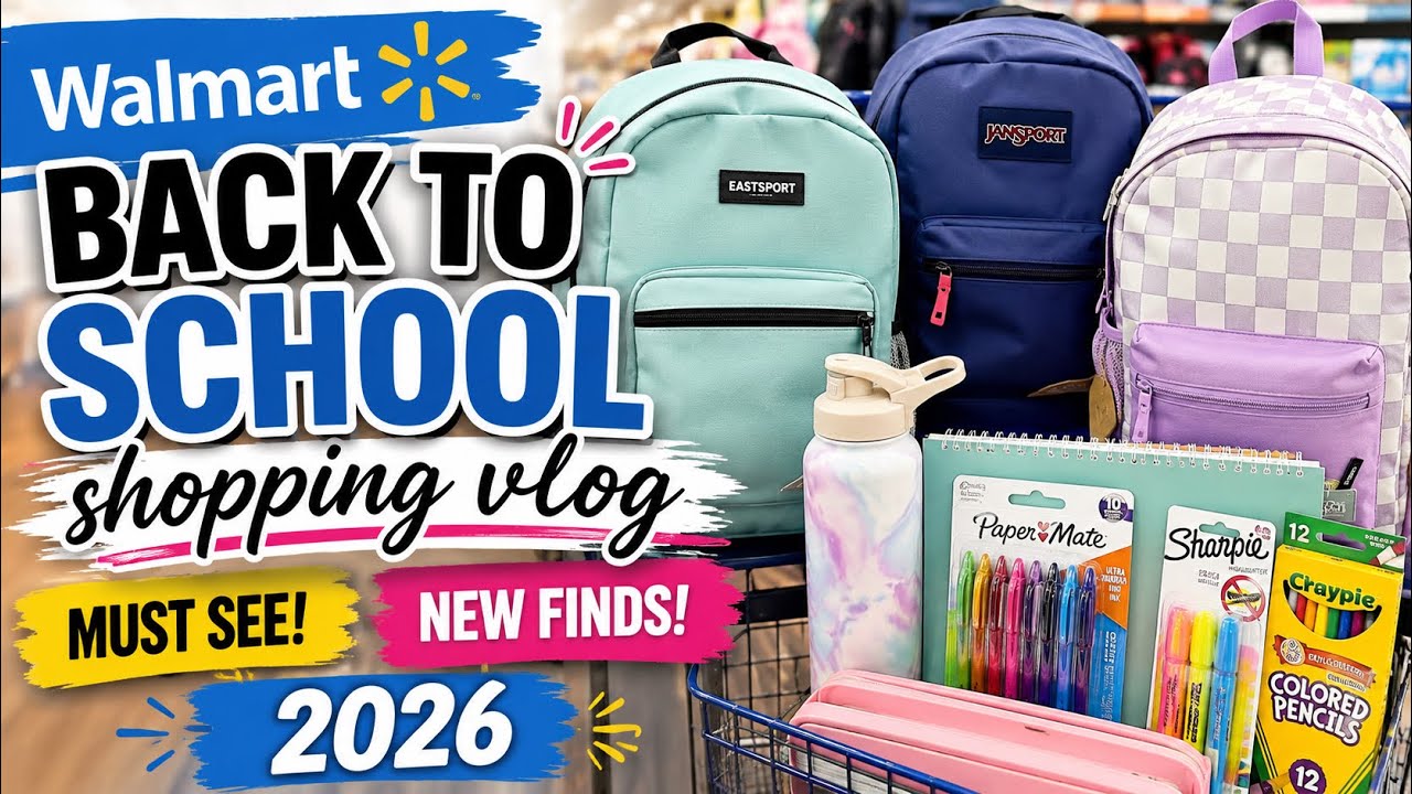 Школьные покупки в Walmart в 2026 году | Новые товары!!