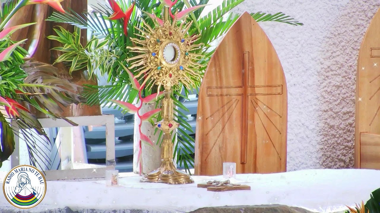 🙏🌹🙏🌹 Messe suivie de l'Adoration du Saint Sacrement en Direct de Maria No Te Hau

FM 93.8 - FM 9