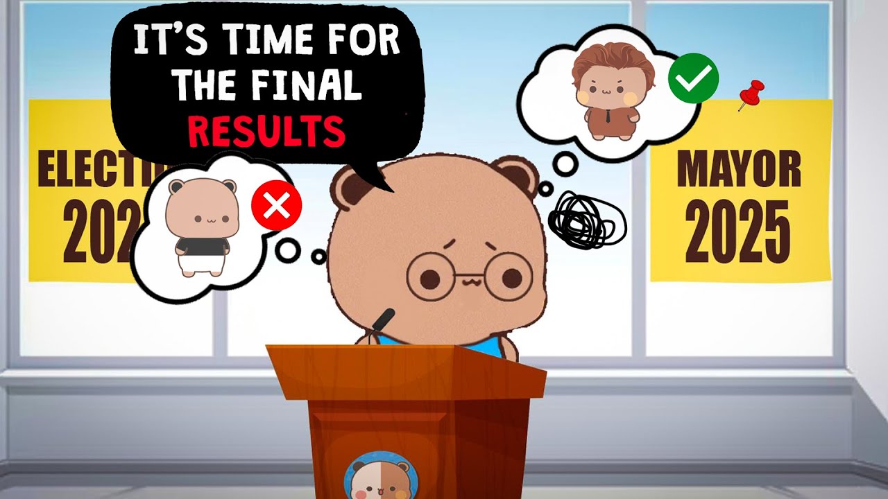 FINAL Election Day🗳️Who Will WIN the Mayor's Seat?🪑🤔| bearpanda | 3d Animation  #BDC663
