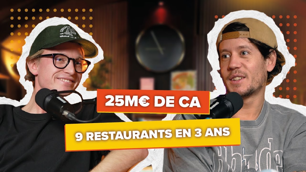 Edouard Hausseguy - 9 restaurants et 25M€ de CA en 3 ans - L'ardoise