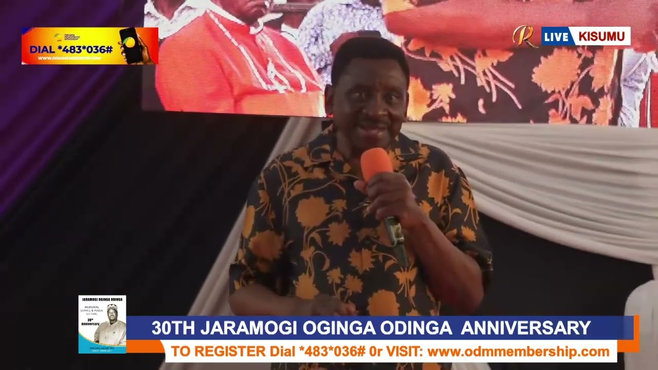 Jaramogi's CONFIDANTE James Orengo address during 30th Oginga Odinga memorial moves crowds to tears.