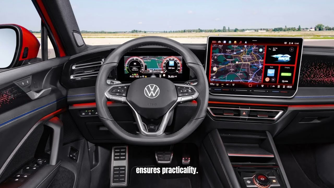 Volkswagen Tiguan 2024: Полное руководство по функциям и комфорту трехрядного салона.