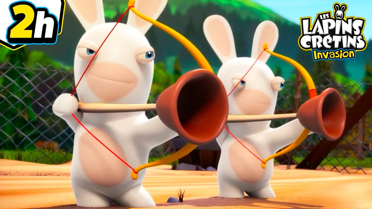 Les Lapins visent l'Or ! | Special Sport | Les Lapins Crétins Invasion🐰 | Compilation 2H