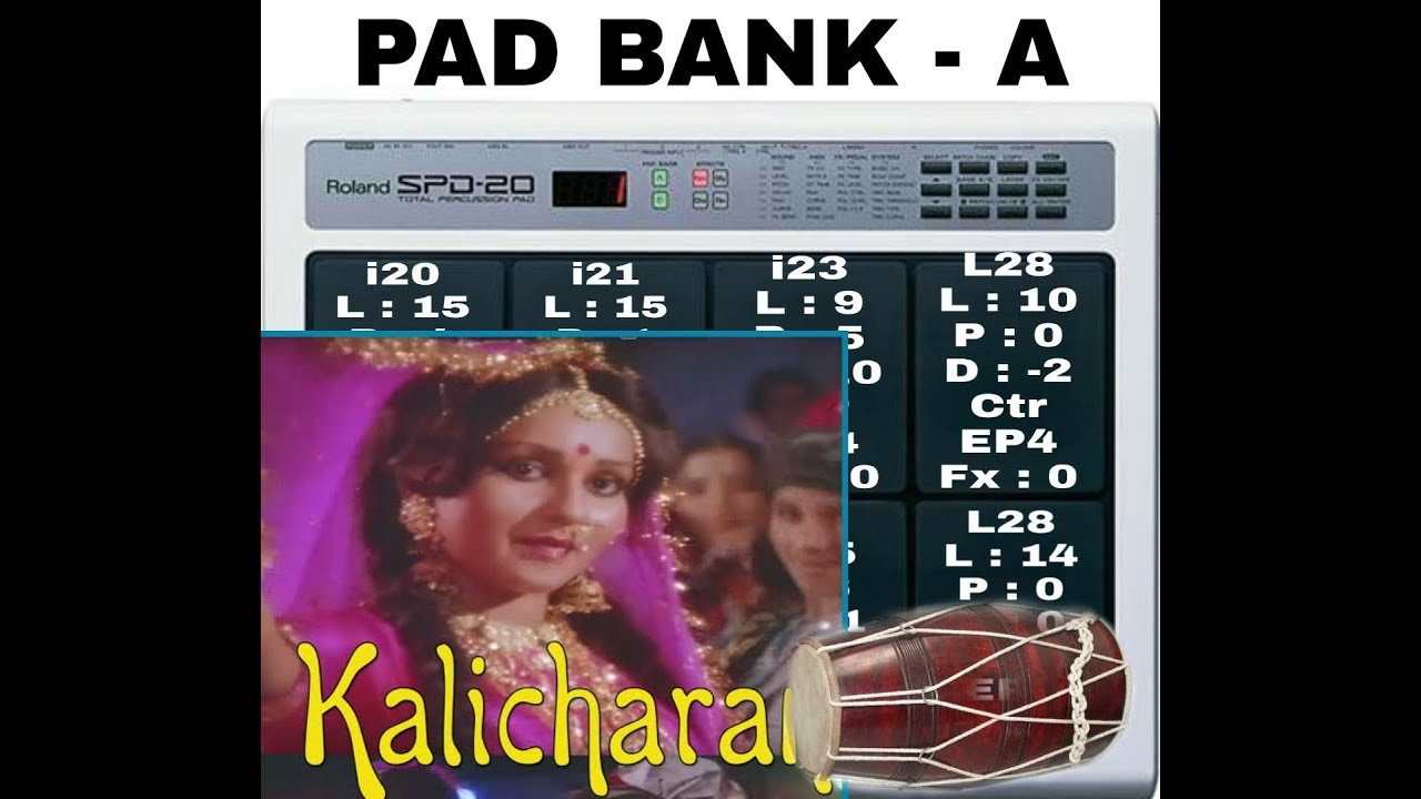 New Dholak Patch Edit || Roland Spd 20 || Ja re ja