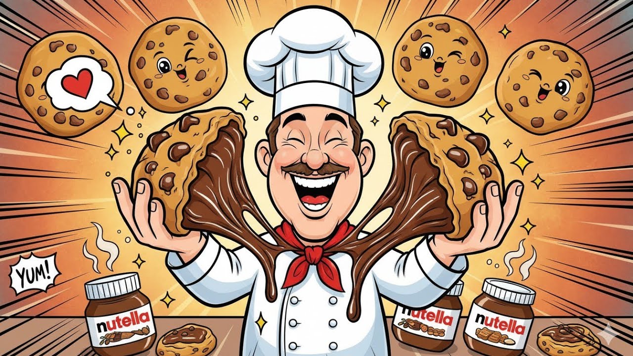 Easy Stuffed Cookie Recipe | 4 Decadent Fillings (Nutella, Caramel & More!)