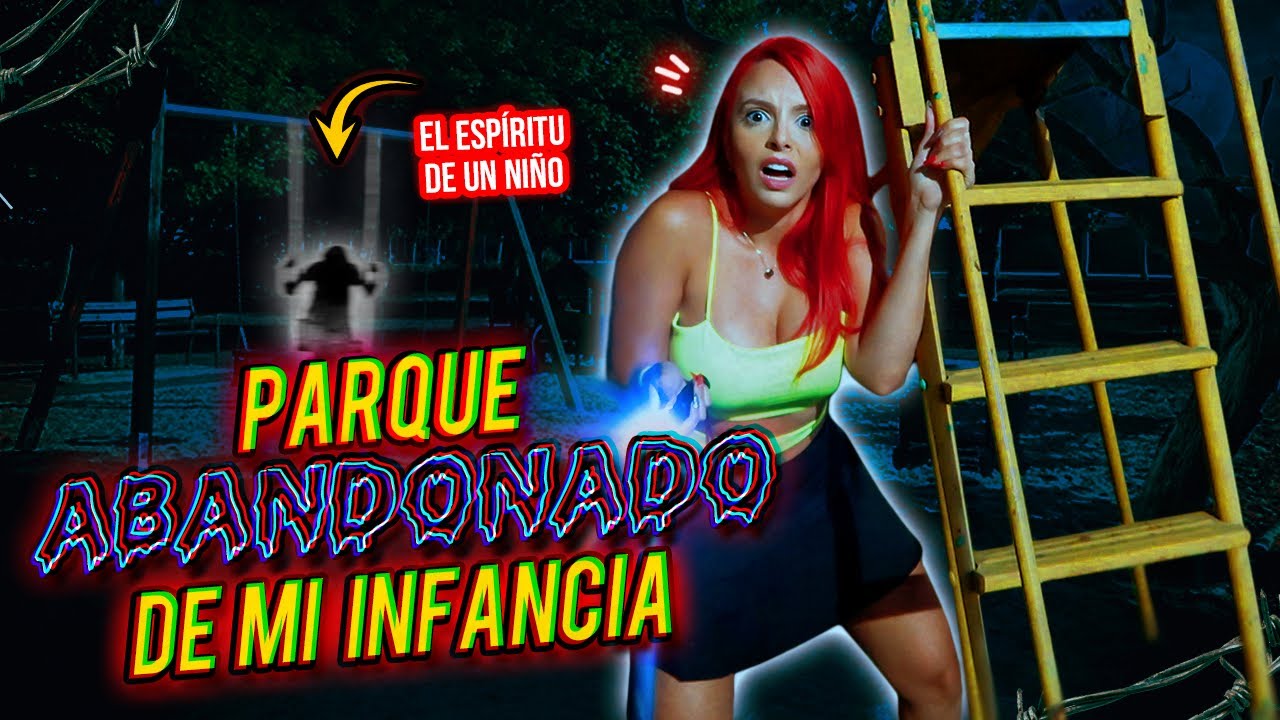 24 HORAS en un PARQUE ABANDONADO de mi INFANCIA🛝😰 | Jenny Devil😈