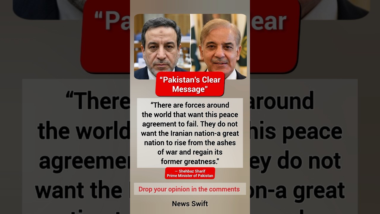 PAKISTAN Takes a Stand on IRAN? Shehbaz Sharif's Message Goes VIRAL