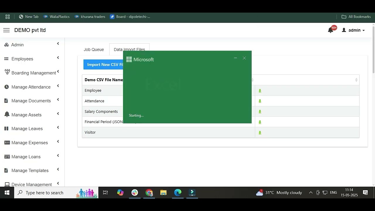 How to Upload Attendance Sheet | HiHelloHR HRMS Software