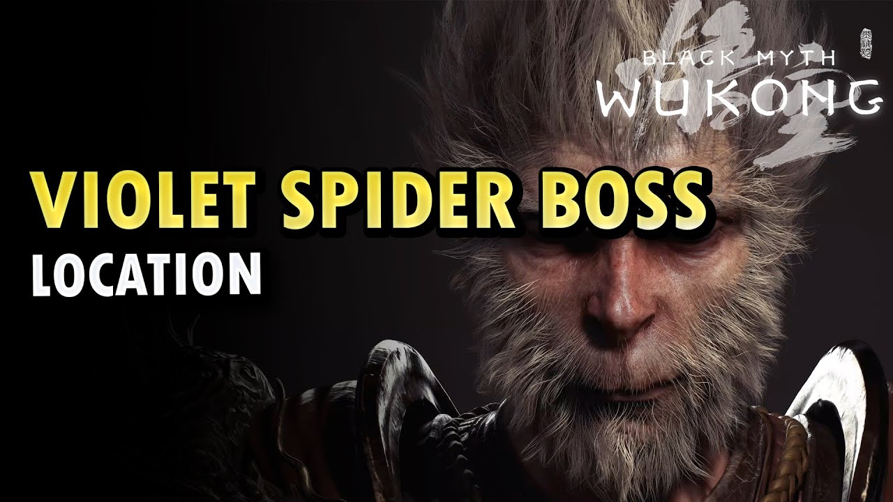 Violet Spider Boss Location Black Myth Wukong
