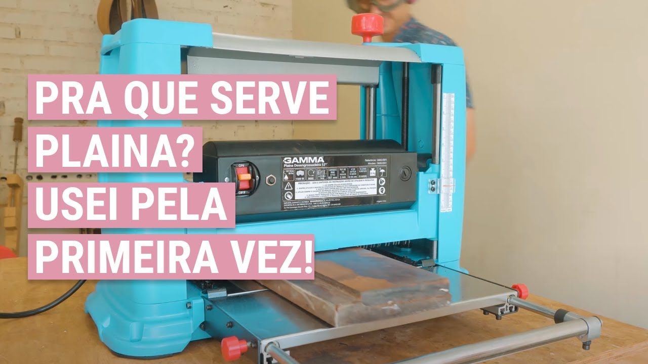 PLAINA DESENGROSSADEIRA GAMMA  É BOA? | G683BR