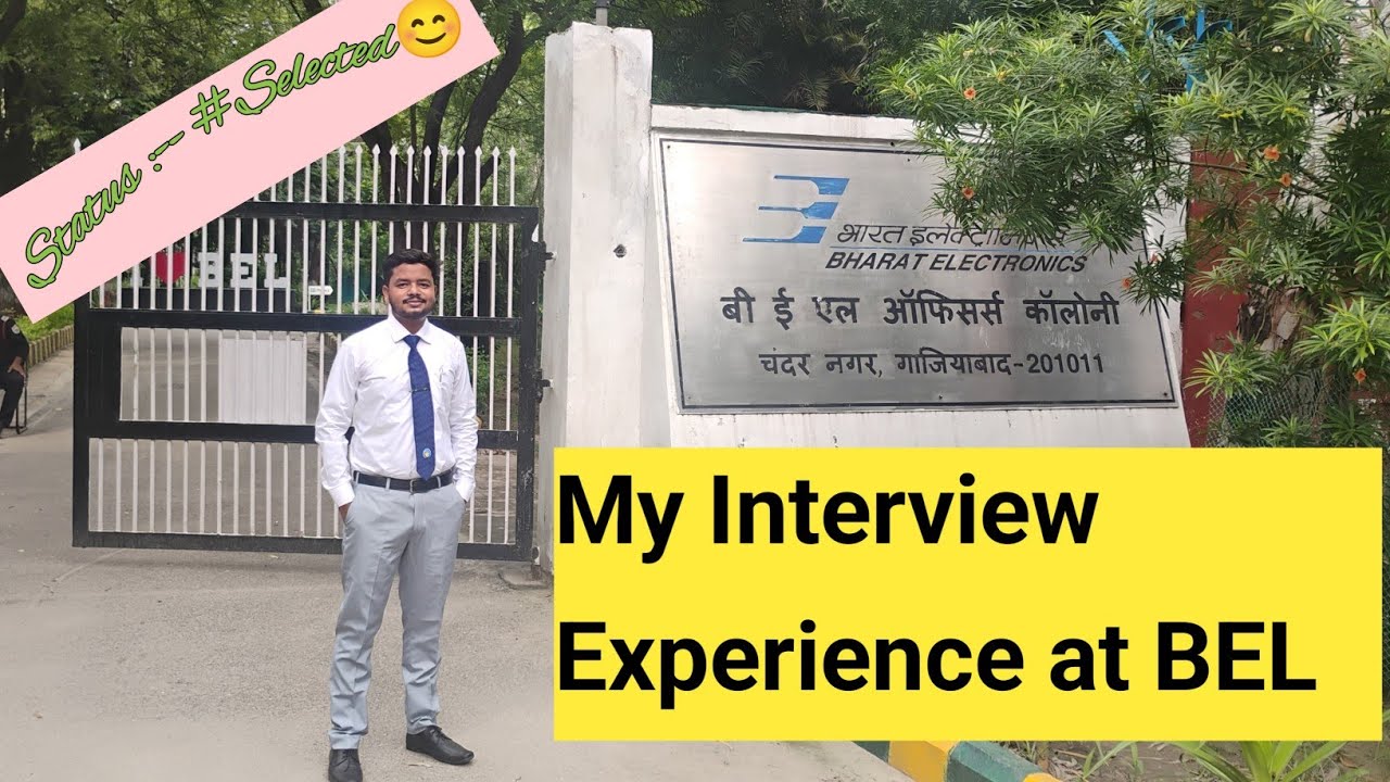 Interview Experience at BEL | Probationary Engineer.
