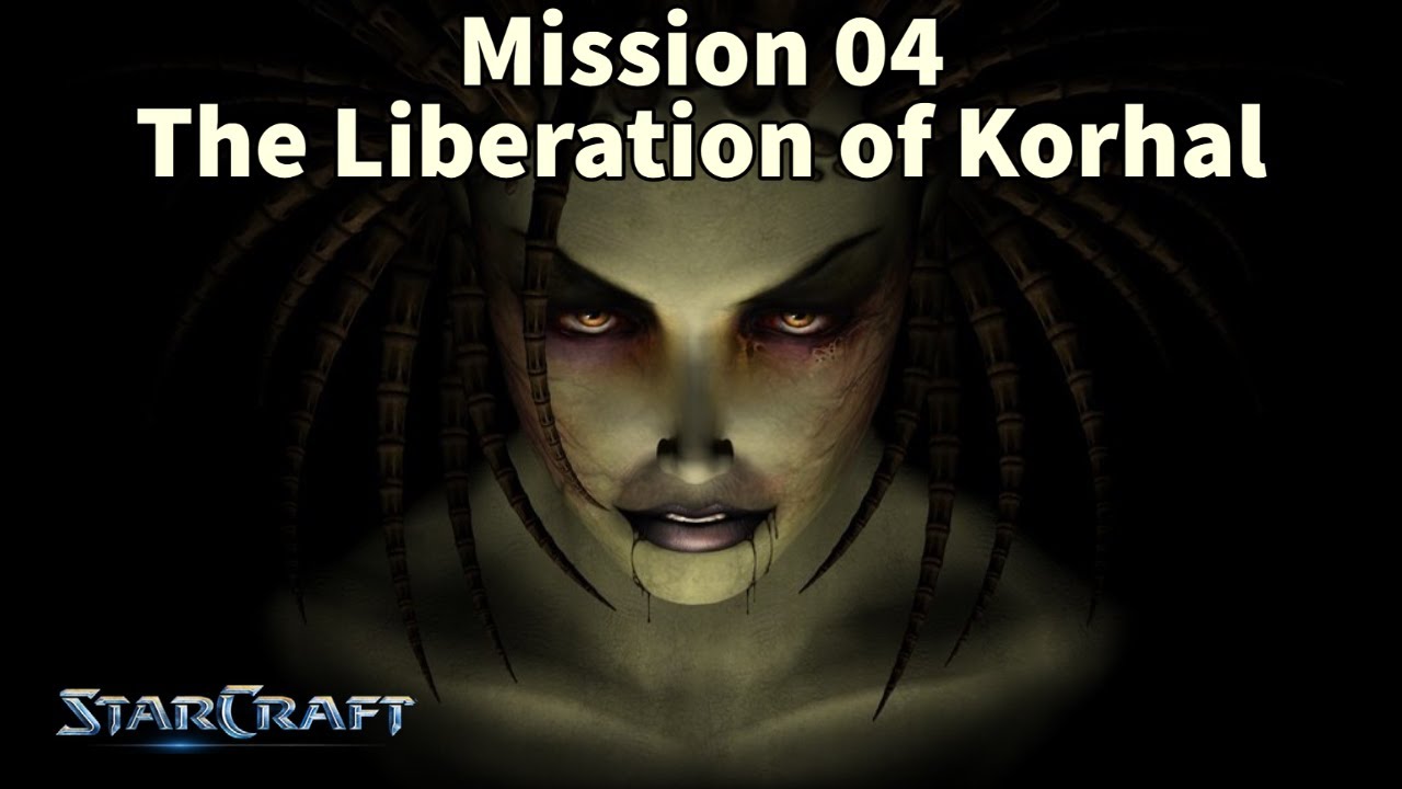StarCraft: Remastered (SCR) - Mission 04 The Liberation of Korhal [Episode VI: Zerg]