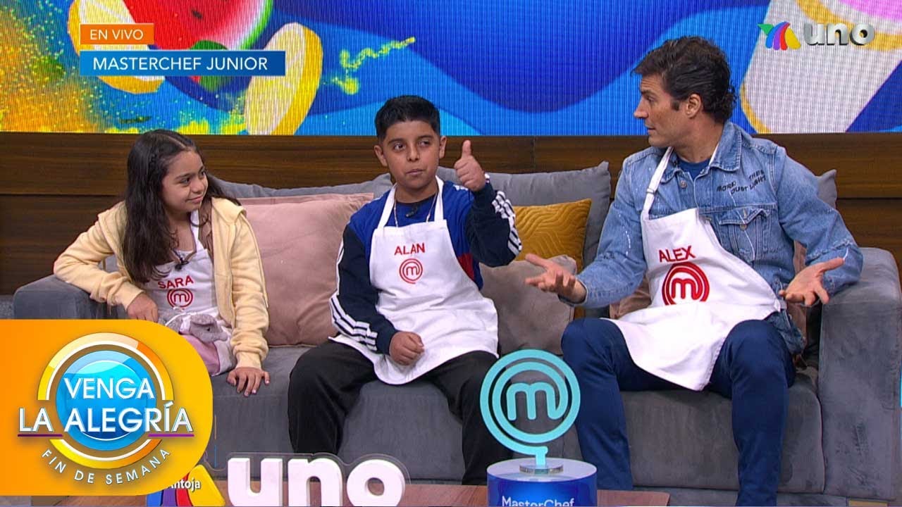 ¡Sara y Alan nos hablan de su experiencia en MasterChef Junior! | Venga La Alegría