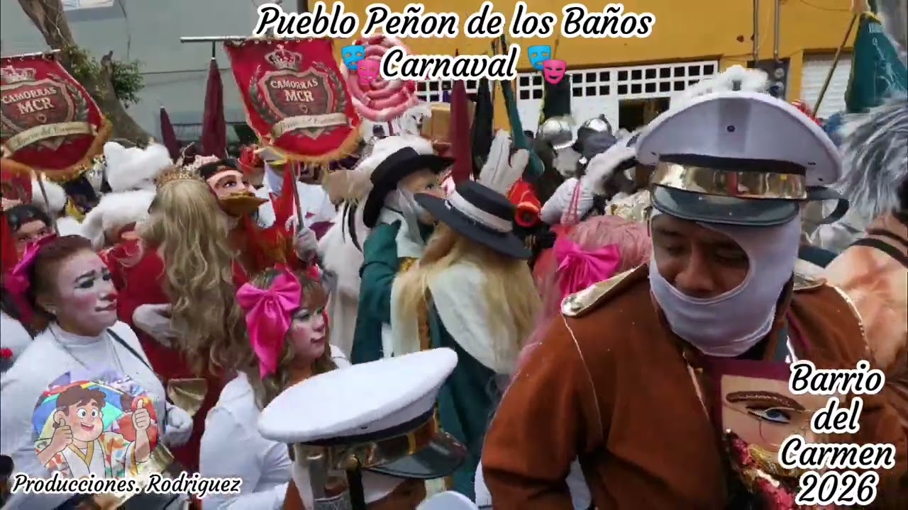 Carnaval Pueblo Peñon de los Baños 2026 barrio del carmen último domingo 