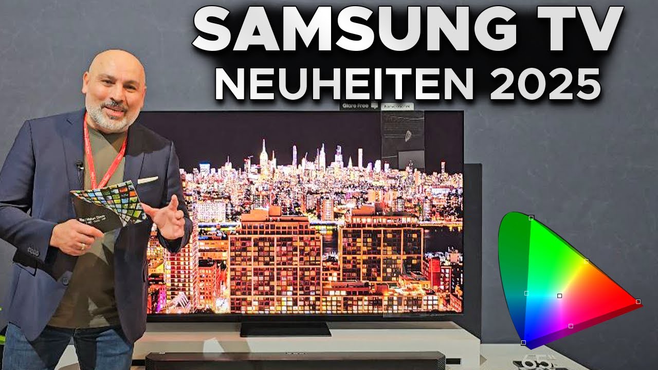 Samsung TV Neuheiten 2025 mit S95F, S90F, QN990F, QN900F, The Frame Pro beim Atlas Vision Store.
