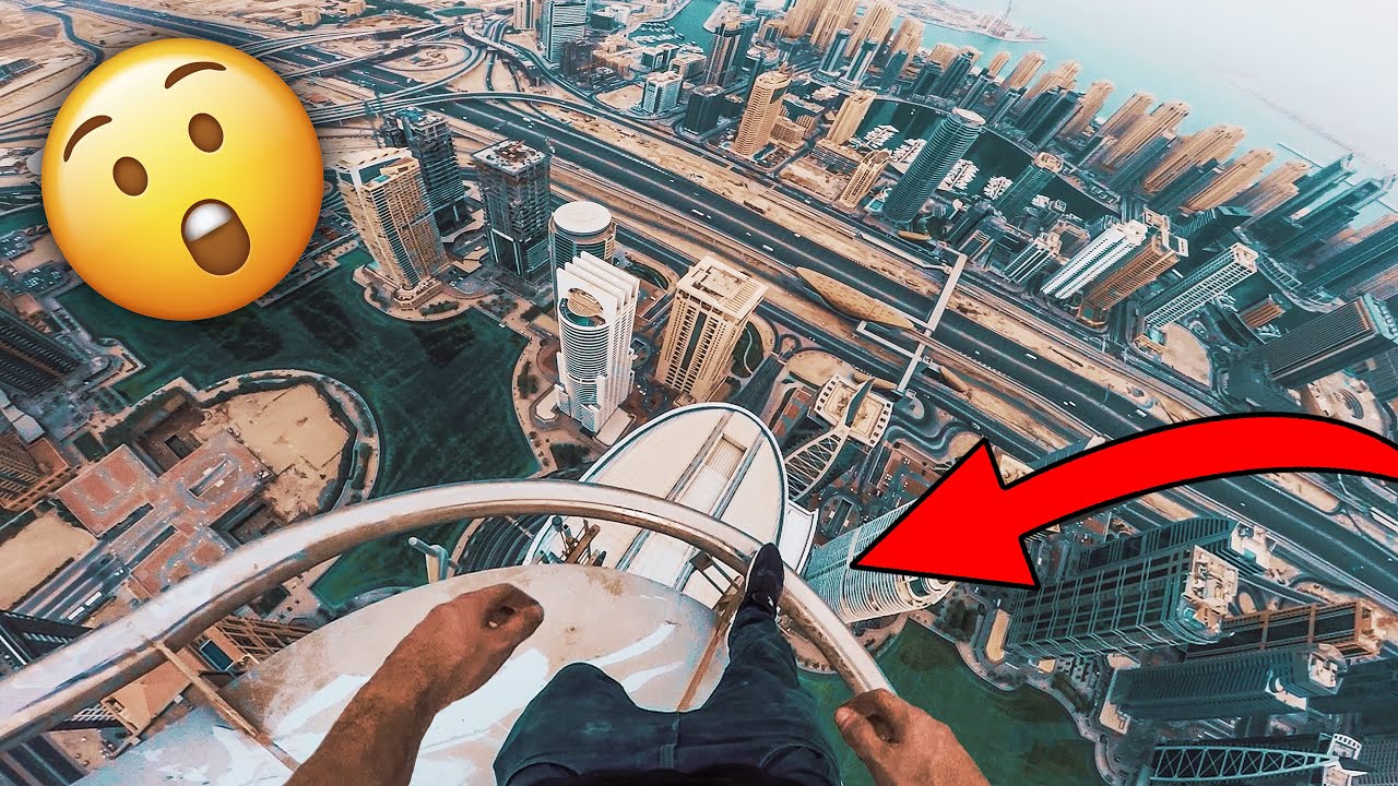 Чуть не упал с 400-метрового небоскреба 🤢