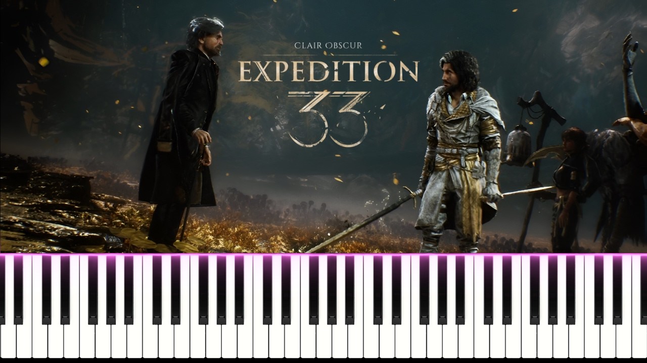 Une vie à t'aimer FULL VERSION - Clair Obscur: Expedition 33 I Medium Piano Tutorial
