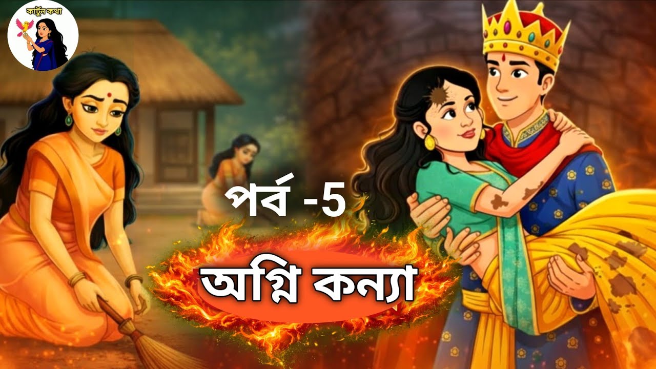 অগ্নি কন্যা পর্ব 5 thakurmar jhuli cartoon ।Bangla golpo ।Bangla moral story। Bangla cartoon 