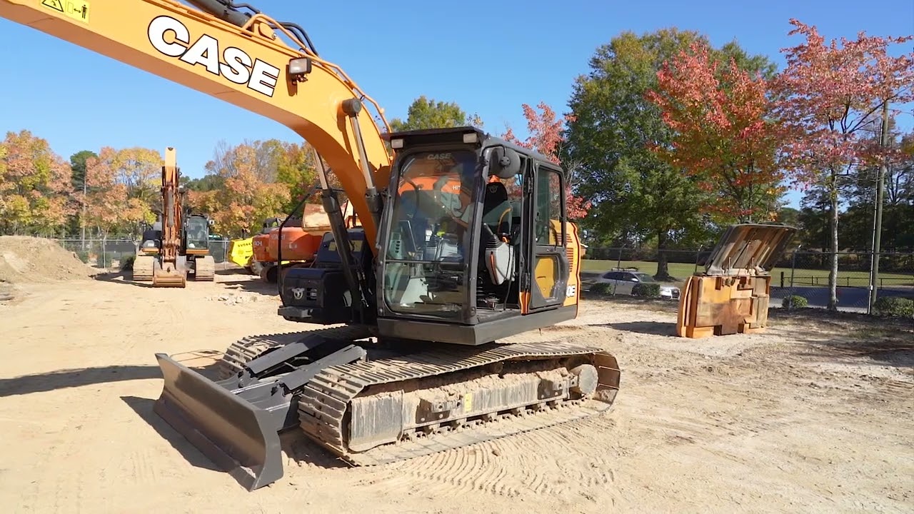 CASE CX140E Excavator Walkaround