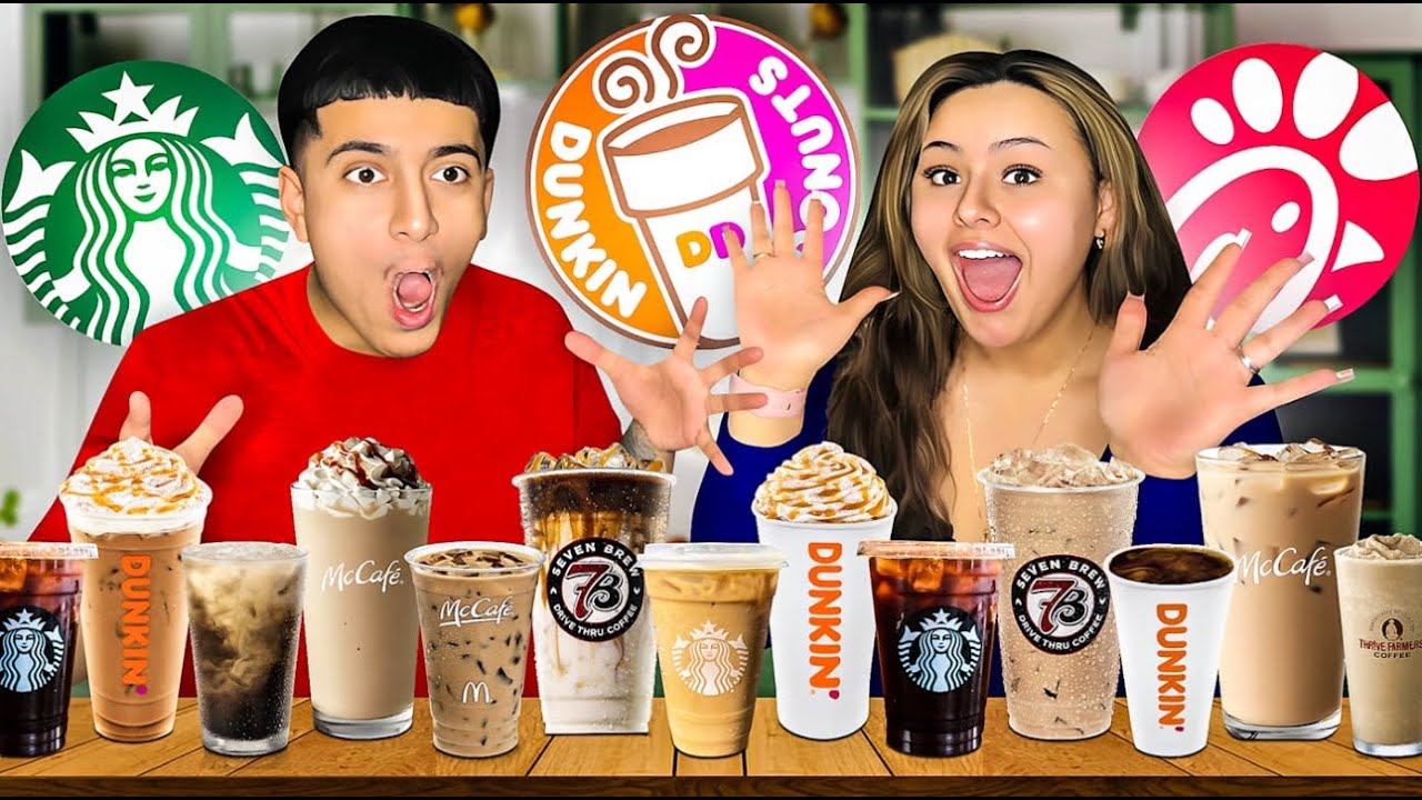 Trying EVERY Iced Coffee In Our City!!