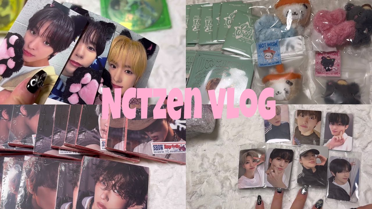 #시즈니브이로그 위시 컬러 럭키드로우/ 엔시티드림 beat it up 앨범깡 /수많은 md / 시즌그리팅