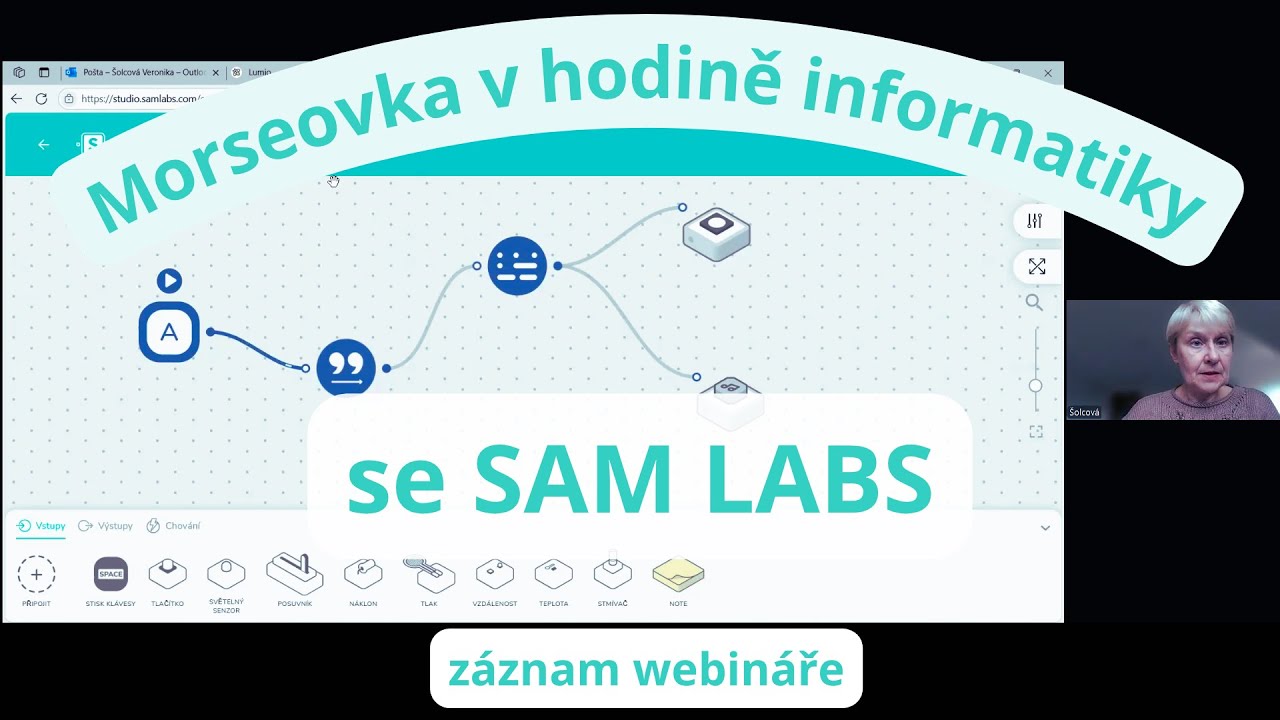 SAM LABS | Morseovka v hodině informatiky se SAM LABS