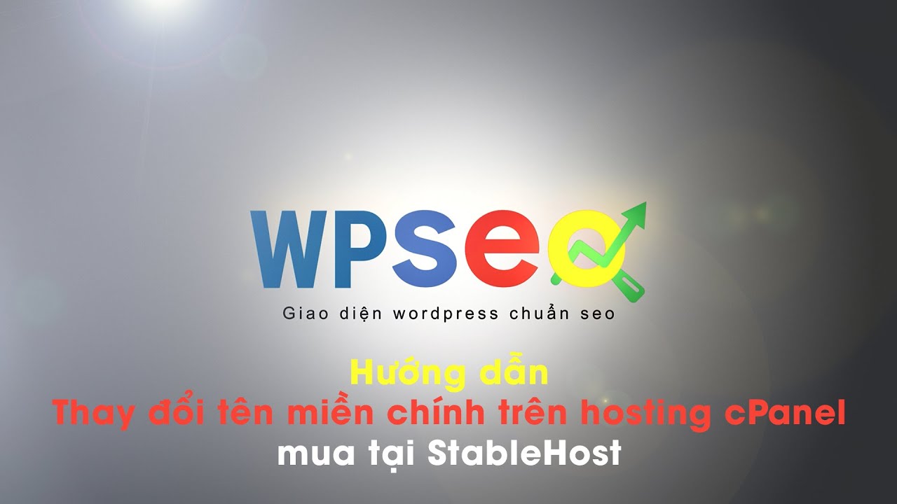 Đổi tên miền chính trên hosting cPanel của StableHost