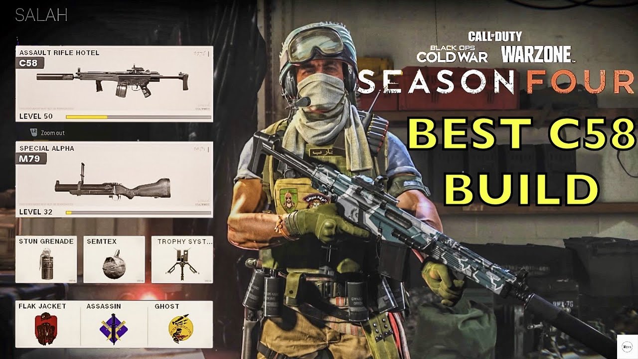 NEW C58 CLASS SETUP FOR SEASON 4! (BEST C58 Class Setup) | Black Ops Cold War
