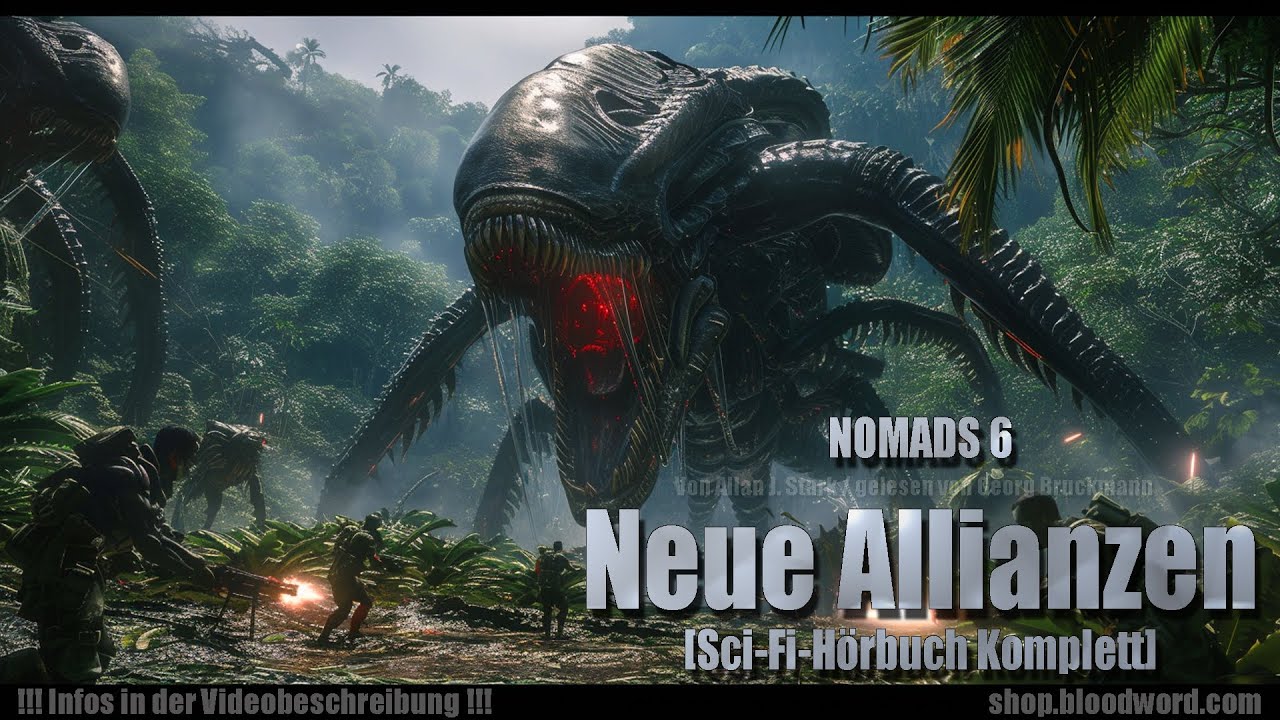 Spannendes Sci-Fi-Hörbuch! NOMADS 6 - NEUE ALLIANZEN von Allan J.Stark (Hörbuch komplett)