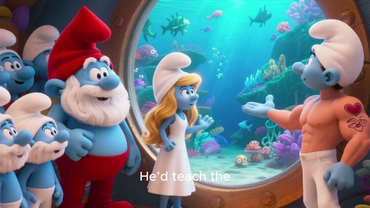 Smurfs learn about the ocean