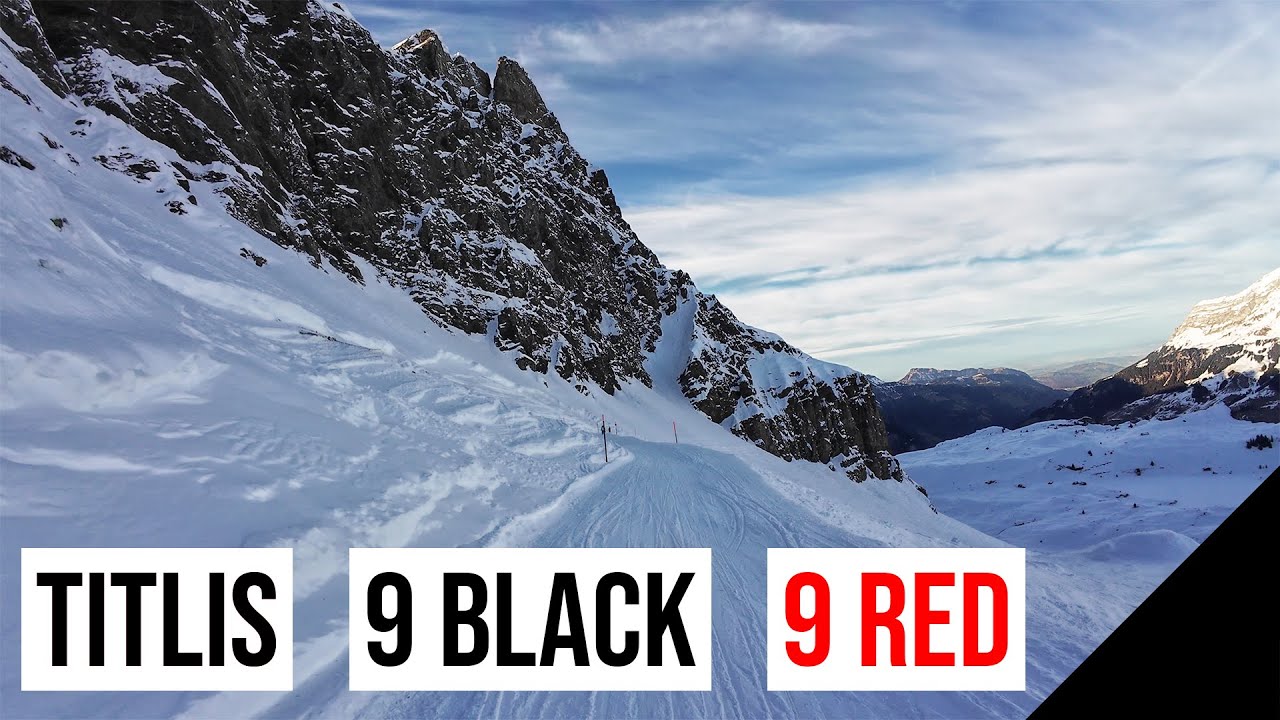 Titlis (Engelberg), 9 ⚫ BLACK-SCHWARZ + 9 🔴 RED-ROT #1 🇨🇭