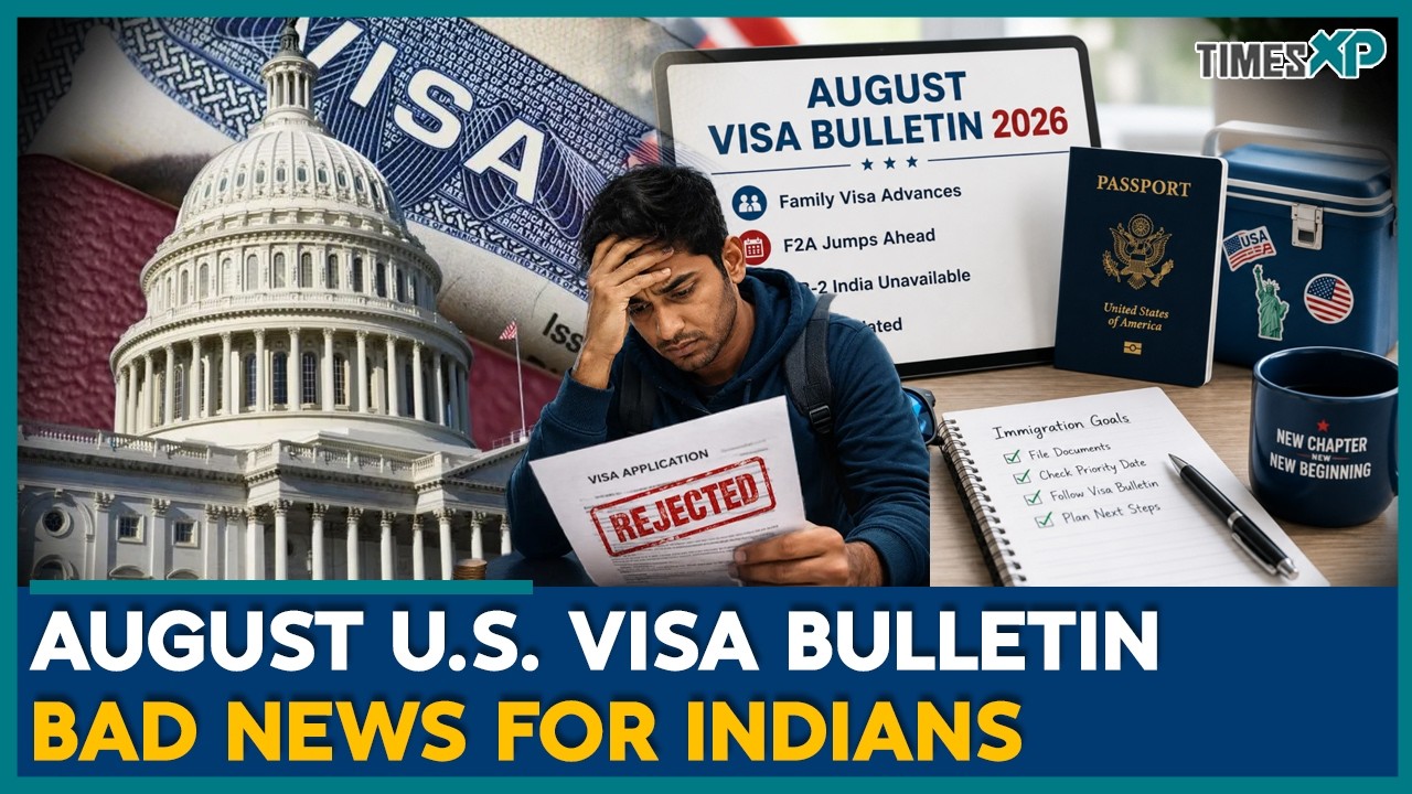 August Visa Bulletin Brings Bad News for Indians In U.S. Waiting for Green Cards